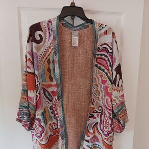 Chico's Kimono Style Wrap/Cardigan Size XXS/XS